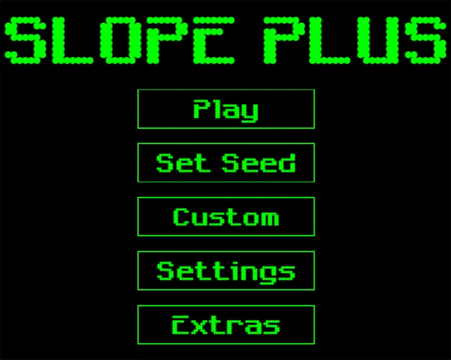 Slope Plus controls